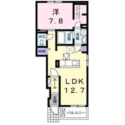 ハナミズキの物件間取画像